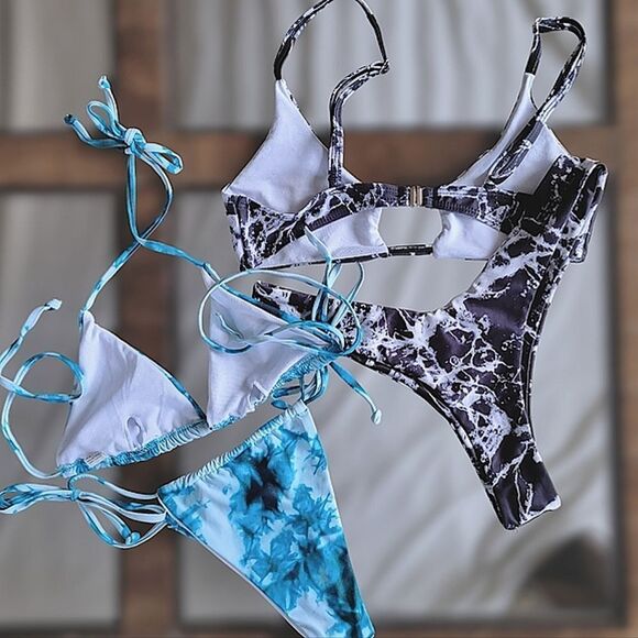 Lot of 2 | Zaful tie-dye bikini sets - Picture 7 of 9